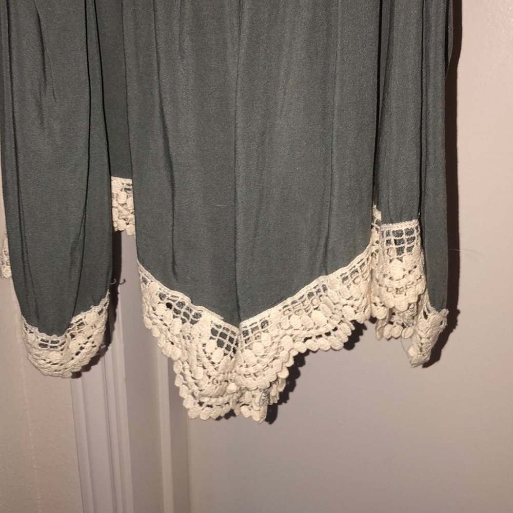 Romper with lace